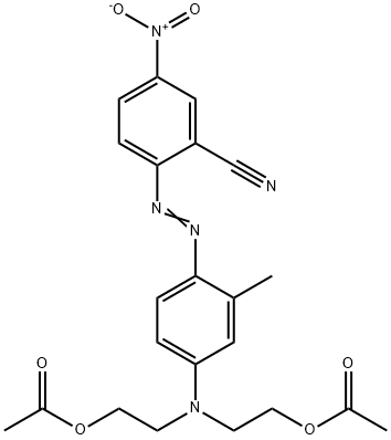 2-[[4-[(2-cyano-3-nitrophenyl)azo]-m-tolyl](2-acetoxyethyl)amino]ethyl acetate