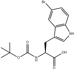 2-[(tert-butoxycarbonyl)amino]-3-(5-bromo-1H-indol-3-yl)propanoic acid