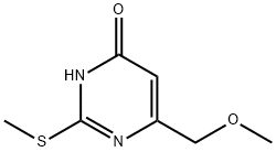 4-HYDROXY-6-METHOXYMETHYL-2-(METHYLTHIO)PYRIMIDINE