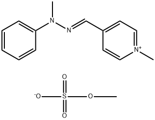 methyl 1-methyl-4-[(methylphenylhydrazono)methyl]pyridinium sulphate