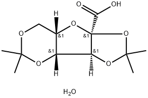 (-)-Diacetone-2-keto-L-gulonic acid monohydrate