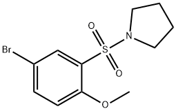 1-(5-BROMO-2-METHOXYBENZENESULPHONYL)PYRROLIDINE