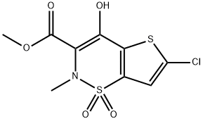 6-Chloro-4-hydroxy-2-methyl-2H-thieno[2,3-e]-1,2-thiazine-3-carboxylic acid methyl ester 1,1-dioxide