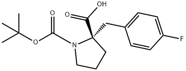 BOC-(S)-ALPHA-(4-FLUOROBENZYL)-PROLINE