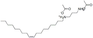 (Z)-1-(octadec-9-enylammonio)propane-3-ammonium diacetate