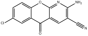 2-AMINO-7-CHLORO-5-OXO-5H-(1)BENZOPYRANO-(2,3-B)-PYRIDINE-3-CARBONITRILE