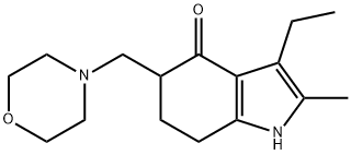 3-Ethyl-2-methyl-5-(morpholin-4-ylmethyl)-1,5,6,7-tetrahydroindol-4-one