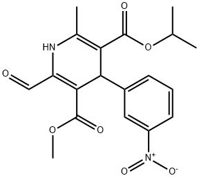 5-Isopropyl-3-methyl 2-formyl-1,4-dihydro-6-methyl-4-(3-nitrophenyl)-3,5-pyridinedicarboxylate