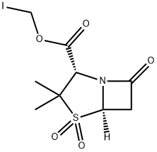 iodomethyl (2S-cis)-3,3-dimethyl-7-oxo-4-thia-1-azabicyclo[3.2.0]heptane-2-carboxylate 4,4-dioxide 