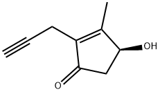 (4S)-4-hydroxy-3-methyl-2-prop-2-ynyl-cyclopent-2-en-1-one