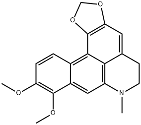 5H-Benzo(g)-1,3-benzodioxolo(6,5,4-de)quinoline, 6,7-dihydro-9,10-dime thoxy-7-methyl-