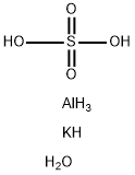 Aluminium potassium sulfate dodecahydrate