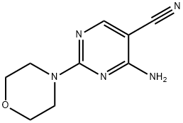 4-AMINO-2-MORPHOLINO-5-PYRIMIDINECARBONITRILE, 97