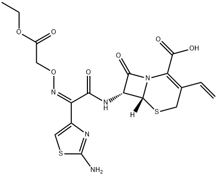 (6R,7R)-7-[[(2Z)-2-(2-AMino-4-thiazolyl)-2-[(2-ethoxy-2-oxoethoxy)iMino]acetyl]aMino]-3-ethenyl-8-oxo-5-thia-1-azabicyclo[4.2.0]oct-2-ene-2-carboxylic Acid