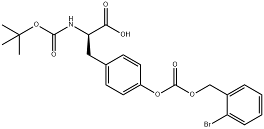 N-tert-Butyloxycarbonyl-O-(2-bromobenzyloxycarbonyl)-D-tyrosine