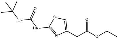 Ethyl (2-Boc-amino-thiazole-3-yl)acetate
