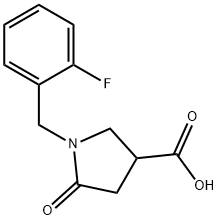1-(2-fluorobenzyl)-5-oxopyrrolidine-3-carboxylic acid(SALTDATA: FREE)
