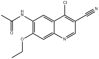n-(4-Chloro-3-cyano-7-ethoxy-6-quinolinyl) acetamide
