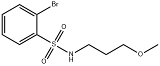 2-Bromo-N-(3-methoxypropyl)benzenesulphonamide