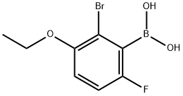 2-BROMO-3-ETHOXY-6-FLUOROPHENYLBORONIC&