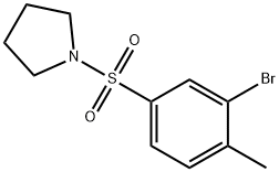 1-(3-BROMO-4-METHYLPHENYLSULFONYL)PYRROLIDINE