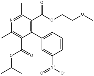 NIMODIPINE RELATED COMPOUND A (50 MG) (2-METHOXYETHYL 1-METHYLETHYL 2,6-DIMETHYL-4-(3-NITROPHENYL)PYRIDINE-3,5-DICARBOXYLATE)