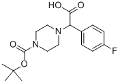 4-[CARBOXY-(4-FLUORO-PHENYL)-METHYL]-PIPERAZINE-1-CARBOXYLIC ACID TERT-BUTYL ESTER HYDROCHLORIDE