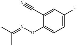 5-fluoro-2-(propan-2-ylideneaMinooxy)benzonitrile