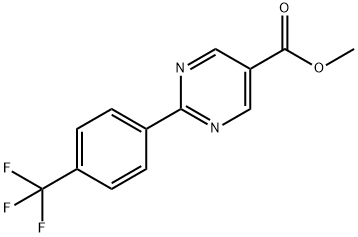 2-(4-TRIFLUOROMETHYLPHENYL)PYRIMIDINE-5-CARBOXYLIC ACID METHYL ESTER