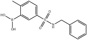 5-(N-BENZYLSULFAMOYL)-2-METHYLPHENYLBORONIC ACID