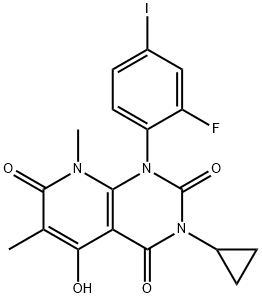 3-cyclopropyl-1-(2-fluoro-4-iodophenyl)-5-hydroxy-6,8-diMethylpyrido[2,3-d]pyriMidine-2,4,7(1H,3H,8H)-trione