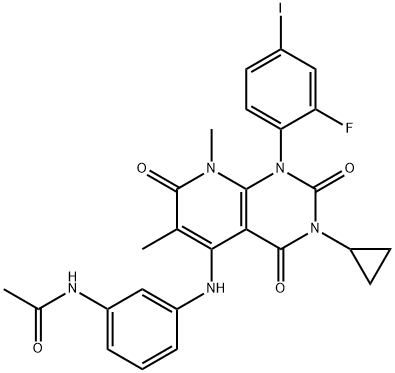 N-(3-(3-cyclopropyl-1-(2-fluoro-4-iodophenyl)-6,8-diMethyl-2,4,7-trioxo-1,2,3,4,7,8-hexahydropyrido[2,3-d]pyriMidin-5-ylaMino)phenyl)acetaMide