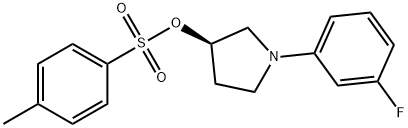 3-Pyrrolidinol, 1-(3-fluorophenyl)-, 3-(4-methylbenzenesulfonate), (3R)-