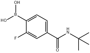 4-tert-ButylcarbaMoyl-2-fluorobenzeneboronic acid, 97%