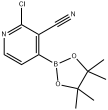 2-Chloro-3-cyano-4-(4,4,5,5-tetramethyl-[1,3,2]dioxaborolan-2-yl)pyridine