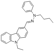 9-ETHYL-3-(N-BUTYL-N-PHENYLHYDRAZONOMETHYL)CARBAZOLE
