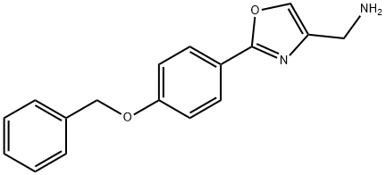 2-(4-BENZYLOXY-PHENYL)-OXAZOL-4-YL-METHYLAMINE