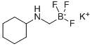 Potassium N-cyclohexyl-aminomethyltrifluoroborate