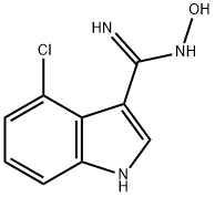 N-HYDROXY-4-CHLORO-1H-INDOLE-3-CARBOXAMIDINE