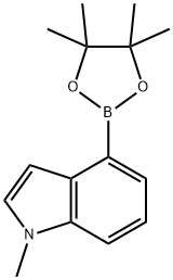 1-METHYL-1H-INDOLE-4-BORONIC ACID, PINACOL ESTER 97%1-METHYL-4-(4,4,5,5-TETRAMETHYL-1,3,2-DIOXABOROLAN-2-YL)-1H-INDOLE