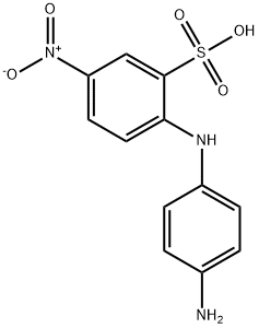 2-(4-Aminoanilino)-5-nitrobenzenesulphonic acid