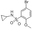 5-BROMO-N-CYCLOPROPYL-2-METHOXYBENZENESULPHONAMIDE 97