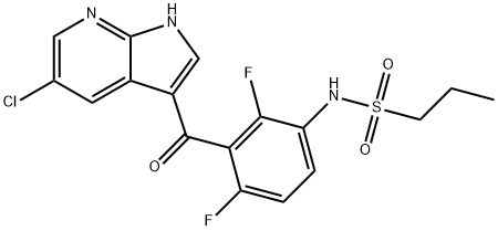 N-[3-[(5-Chloro-1H-pyrrolo[2,3-b]pyridin-3-yl)carbonyl]-2,4-difluorophenyl]-1-propanesulfonamide