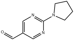 2-Pyrrolidin-1-ylpyrimidine-5-carboxaldehyde 97%