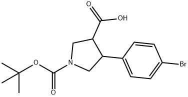 4-(4-BROMO-PHENYL)-PYRROLIDINE-1,3-DICARBOXYLIC ACID 1-TERT-BUTYL ESTER