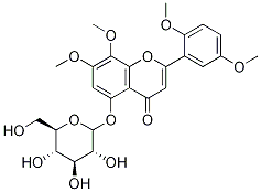 5-Hydroxy-7,8,2',5'-
tetraMethoxyflavone 5-O-glucoside