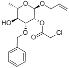 Allyl 3-O-benzyl-2-O-chloroacetyl-a-L-rhamnopyranoside