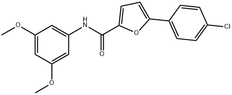 5-(4-Chlorophenyl)-furan-2-carboxylic acid 3,5<br>-dimethoxyphenylamide