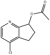 4-chloro-6,7-dihydro-5H-cyclopenta[b]pyridin-7-yl acetate