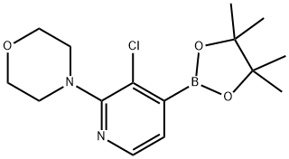 3-CHLORO-2-(4-MORPHOLINO)PYRIDINE-4-BORONIC ACID PINACOL ESTER